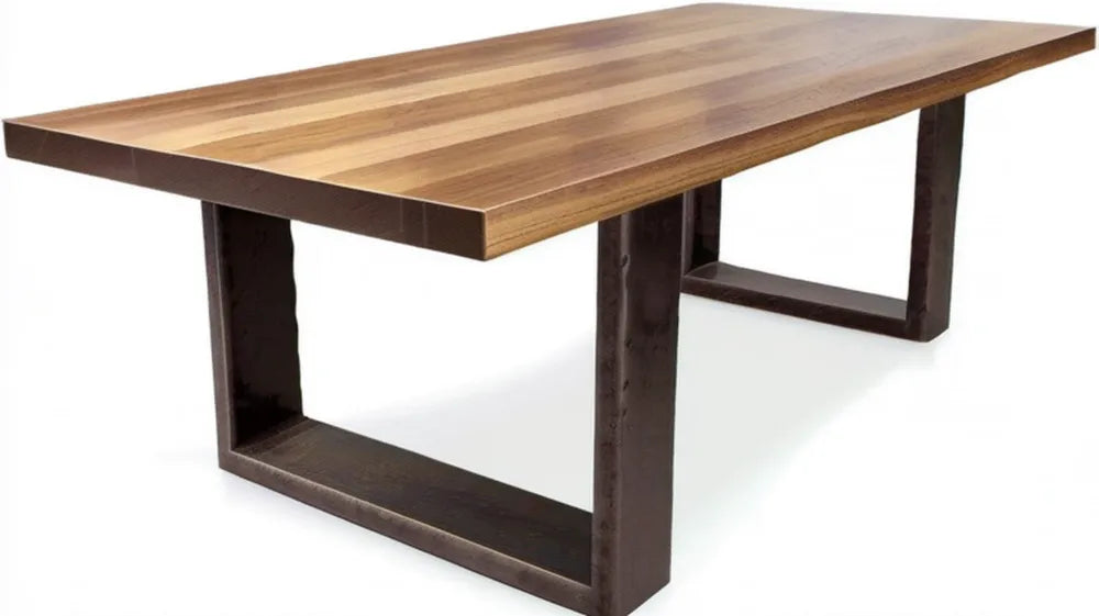 Prostokątny stół do jadalni z litego drewna akacjowego brązowy 180 x 90 x 75 cm